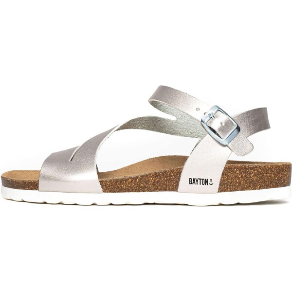 Bayton Remienkové sandále Jaeva strieborná 54304858
