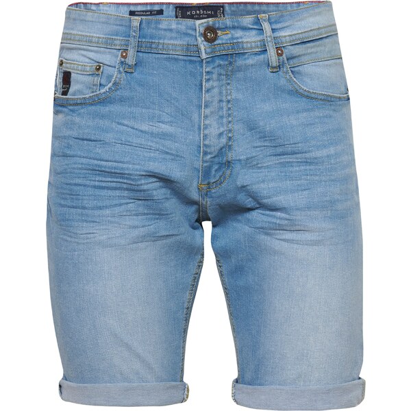 KOROSHI Džínsy námornícka modrá / svetlomodrá / červená / biela 54313072