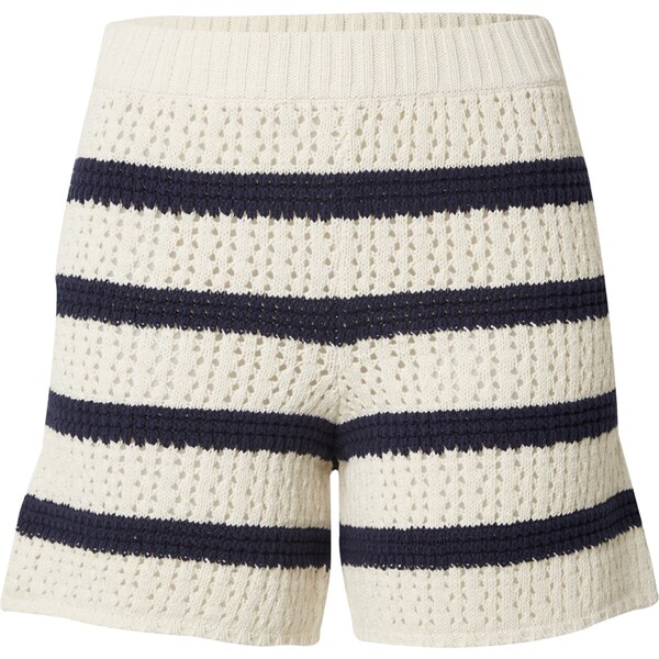 EDITED Nohavice Heinke krémová / modrá 54318202