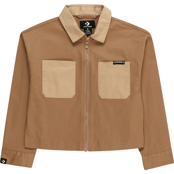 CONVERSE Prechodná bunda hnedá / svetlohnedá 54318648