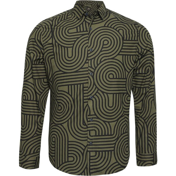 Campus Sutra Tričko Kayden zelená / čierna 54320235