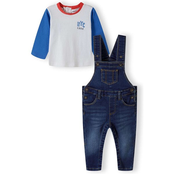 MINOTI Set modrá / krvavo červená / biela 54324465