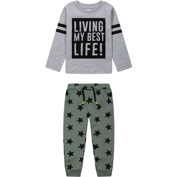 MINOTI Set sivá / zelená / čierna 54324414