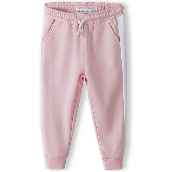 MINOTI Nohavice svetloružová / biela 54324843