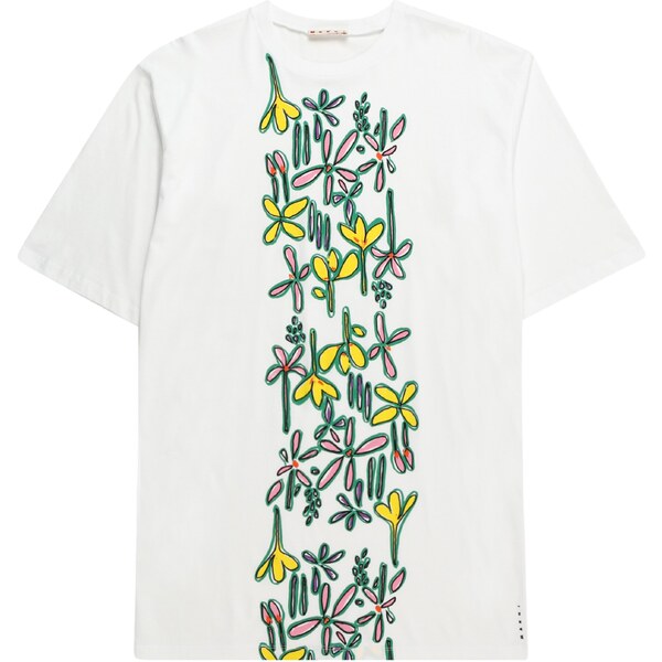 Marni Tričko žltá / zelená / ružová / biela 54128941