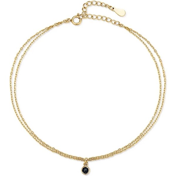 SWAROVSKI Elements Swarovski e. oceľová retiazka na nohu Hawaii, 50747271