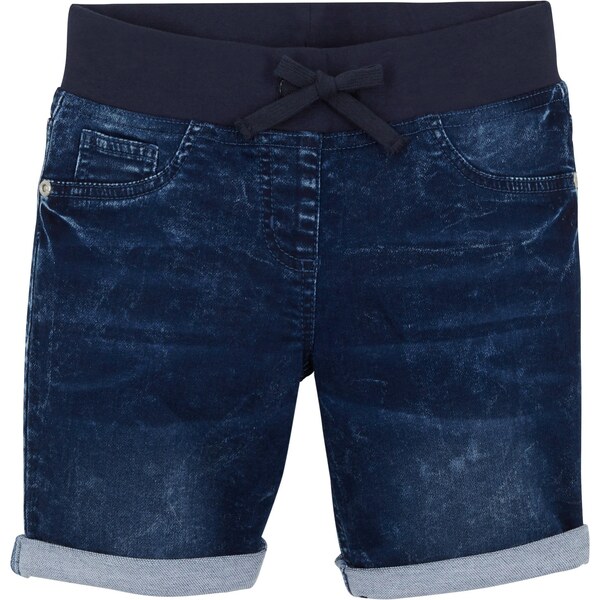 bonprix Džínsové šortky, stredná výška pásu, farba modrá 44733596