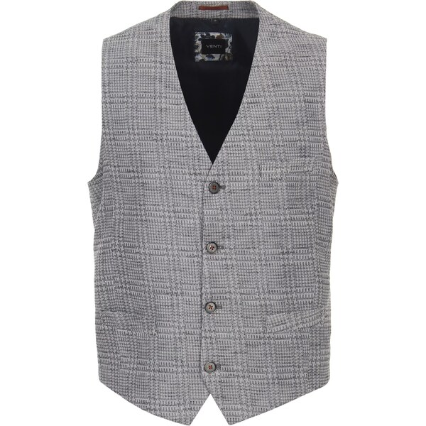 Pánska sivá vesta VENTI regular fit 50748153