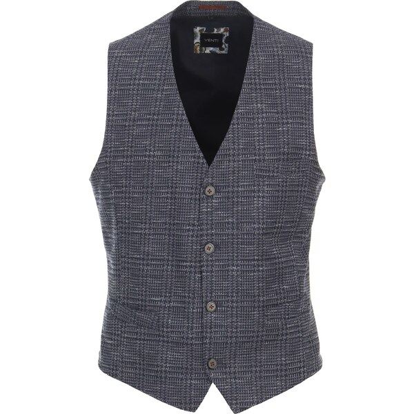 Pánska modrá vesta VENTI regular fit 50748154