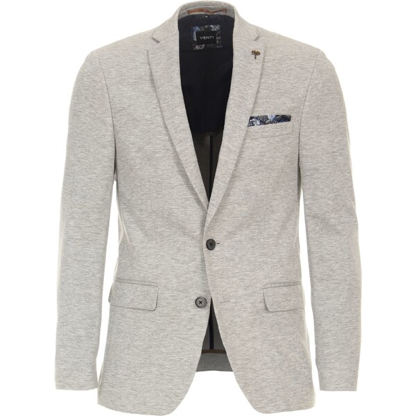 Pánske sivé strečové sako VENTI 50748156
