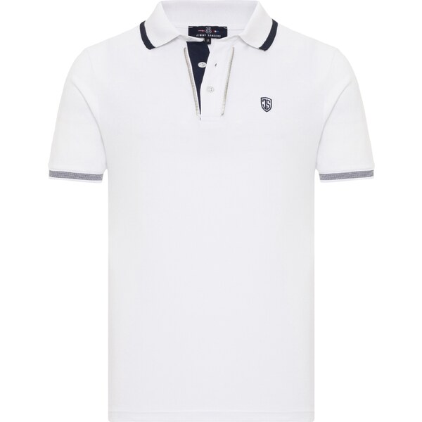 Jimmy Sanders Tričko námornícka modrá / biela 54283661