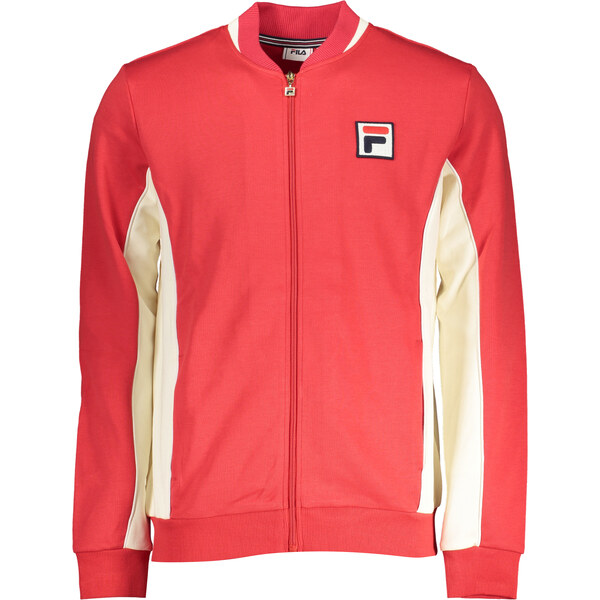 Pánska červená mikina FILA na zips 64708475