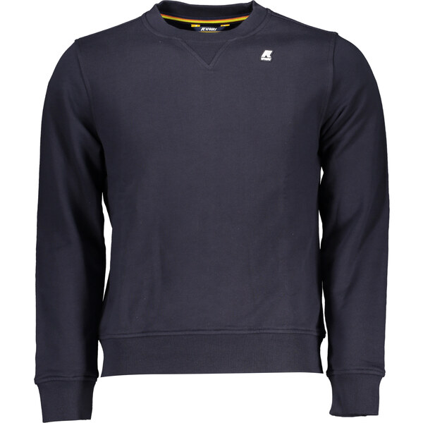 Pánska modrá mikina K-WAY bez zipsu 64710066