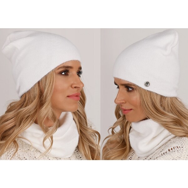 Fashionweek Exkluzívny alpakové zimné set čiapka a šál, pletený tunel 48751419