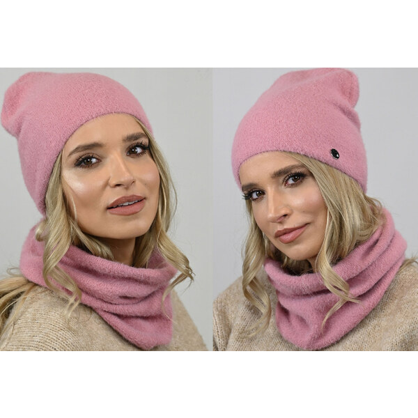 Fashionweek Exkluzívny alpakové zimné set čiapka a šál, pletený tunel 48751410