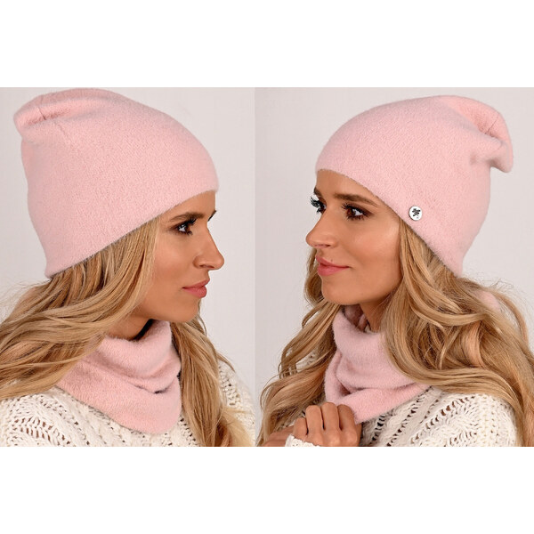 Fashionweek Exkluzívny alpakové zimné set čiapka a šál, pletený tunel 48751415