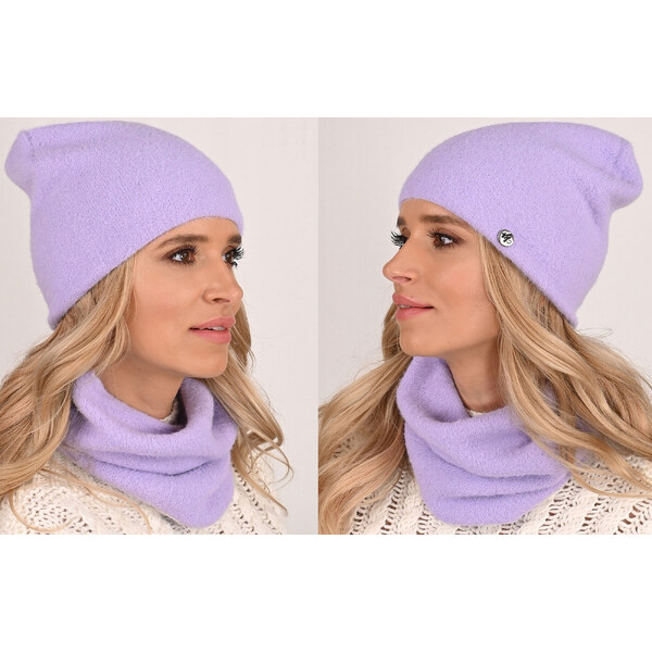 Fashionweek Exkluzívny alpakové zimné set čiapka a šál, pletený tunel 48751421