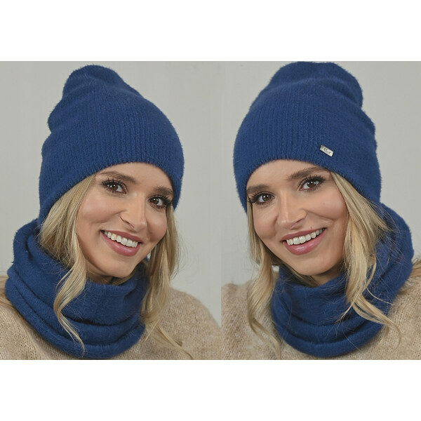 Fashionweek Exkluzívny alpakovy set čiapka a šál, pletený tunel Zizi 48751733