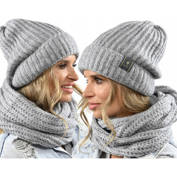 Fashionweek Dámsky zimný set: čiapka + tunelový šál s vlnou ZIZI-02 48752948