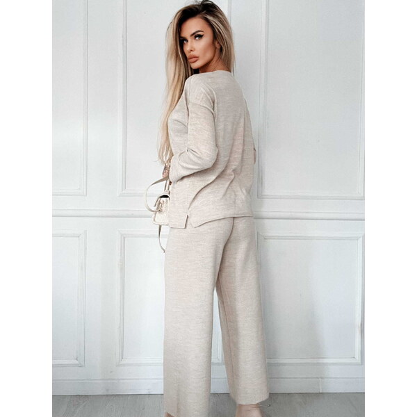 Fashionweek Dámska pletená súprava: nohavice + sveter Elefant NB152310 48753031