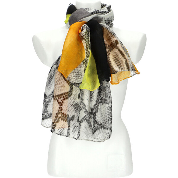 Cashmere Letná dámska farebná šatka 180x70 cm žltá 50762977