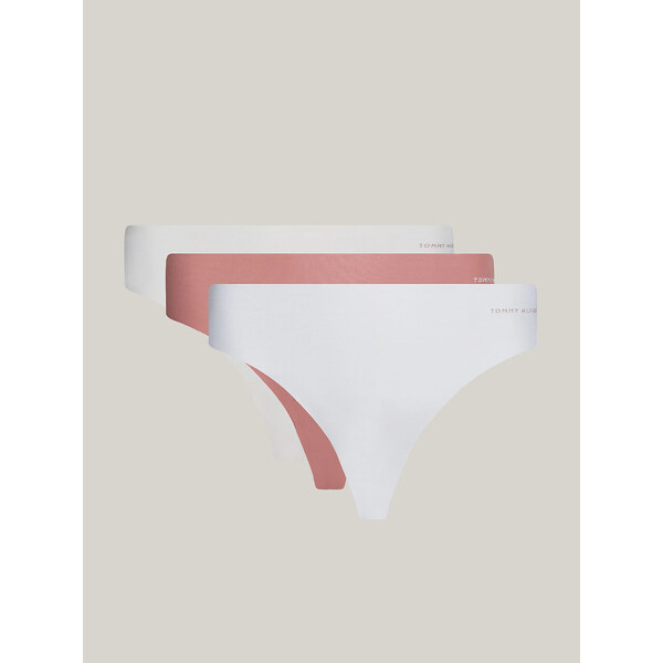 Dámske 3Pack BRAZILIAN UW0UW03871 0R2 white/st.béžová/ružová - Tommy 50769278