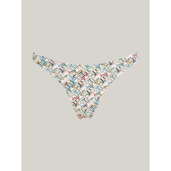 Dámske plavky UW0UW05272 0F9 ecru so vzorom - Tommy Hilfiger 50769275