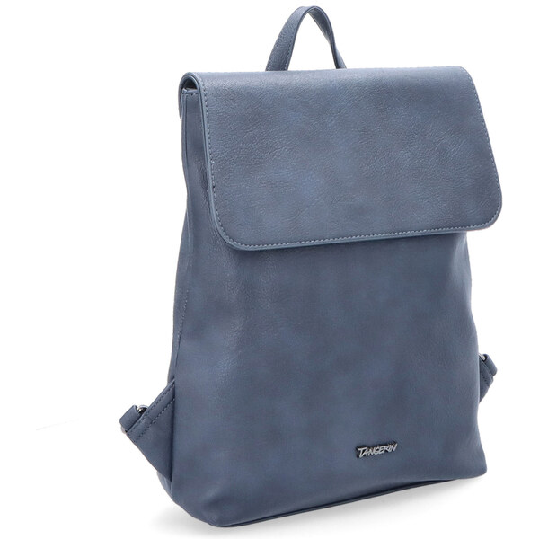 Mestský batoh zo syntetickej kože Tangerin modrá 8009 TM 47092228