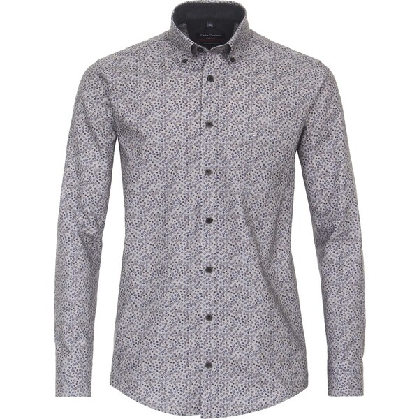 Pánska sivá casual košeľa CASA MODA 50776818