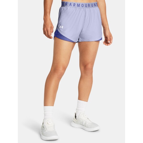 Svetlo fialové dámske športové kraťasy Under Armour Play Up Shorts 3.0 64779472