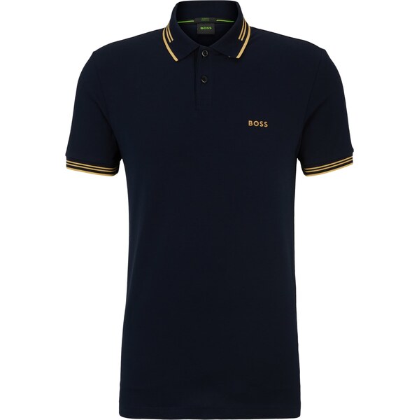 BOSS Tričko Paul piesková / tmavomodrá 63209505