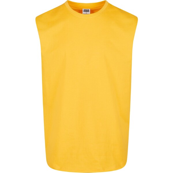 Urban Classics Mens tank top Open Edge Sleeveless Tee - mango 64641040