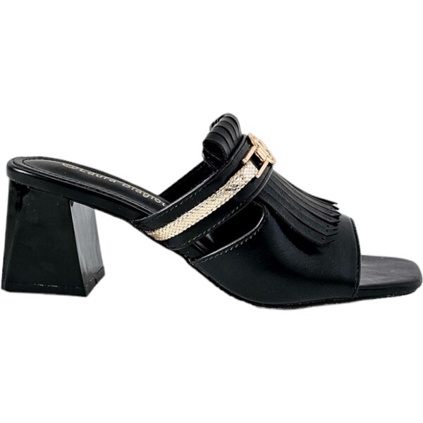 Čierne sandále Laura Biagiotti Black Calf 56369499
