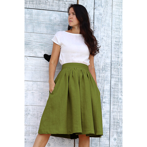 Autorská česká lanová sukňa Lotika Premium quality 53338615