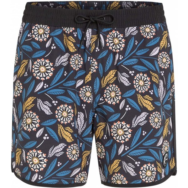 ONEILL Surferské šortky ORiginals Scallop modrá / žltá / čierna / 54329947