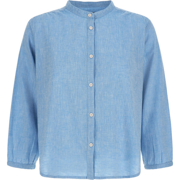 KOŠEĽA WOOLRICH COTTON LINEN SHIRT 58130397