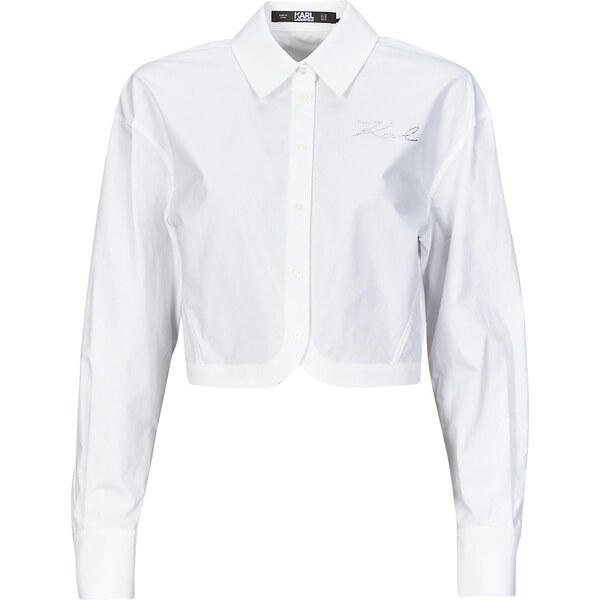 Karl Lagerfeld Košele a blúzky crop poplin shirt Karl Lagerfeld 62500412