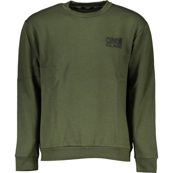 Cavalli Class zelená pánska mikina 64709967