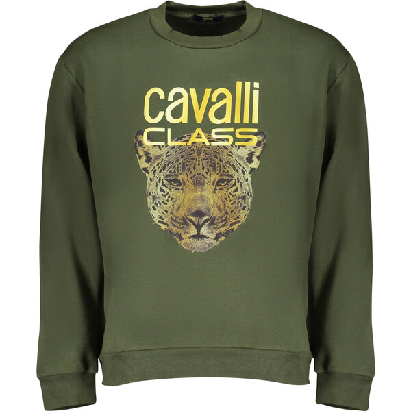 Cavalli Class zelená pánska mikina 64709307