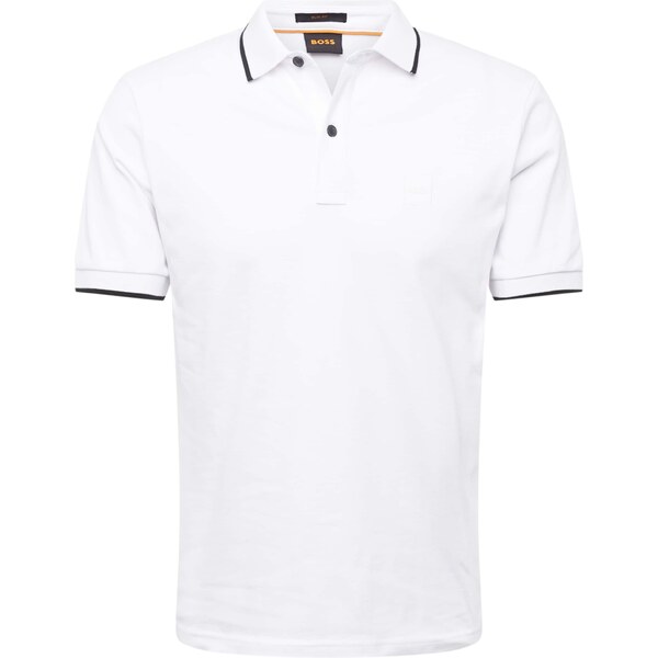 BOSS Tričko Passertip čierna / biela 52702203