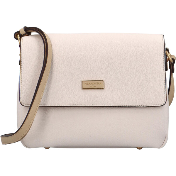 Dámska kabelka cez plece svetlobéžová - Hexagona Ralitta béžová 50895379