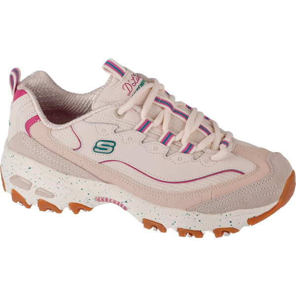 Béžové tenisky na platforme Skechers DLites - Bold Views 149589-NMLT 52671369