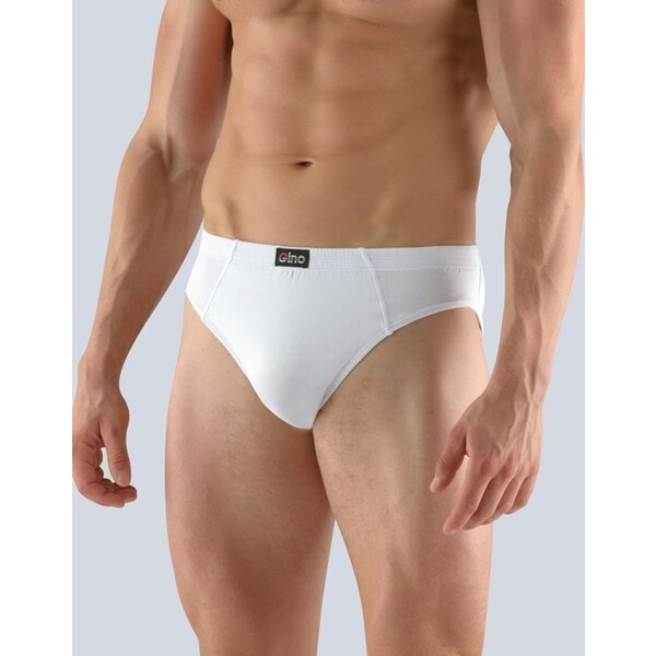 Trendy biele pánske slipy 70058P s úzkym bokom 50897492