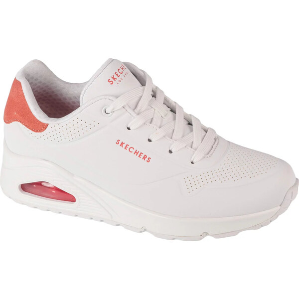 Biele dámske tenisky Skechers Uno - Pop Back 177092-WCRL 53358832