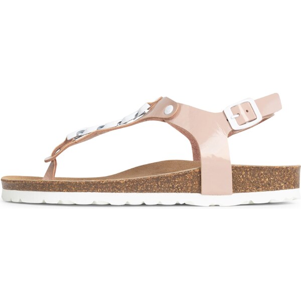 Bayton Žabky Astrid púdrová / biela 54233913