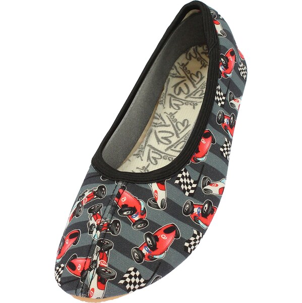 BECK Papuče sivá / tmavosivá / brusnicová / biela 66171578