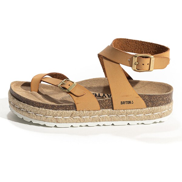 Bayton Sandále Den medová / čierna 54295792
