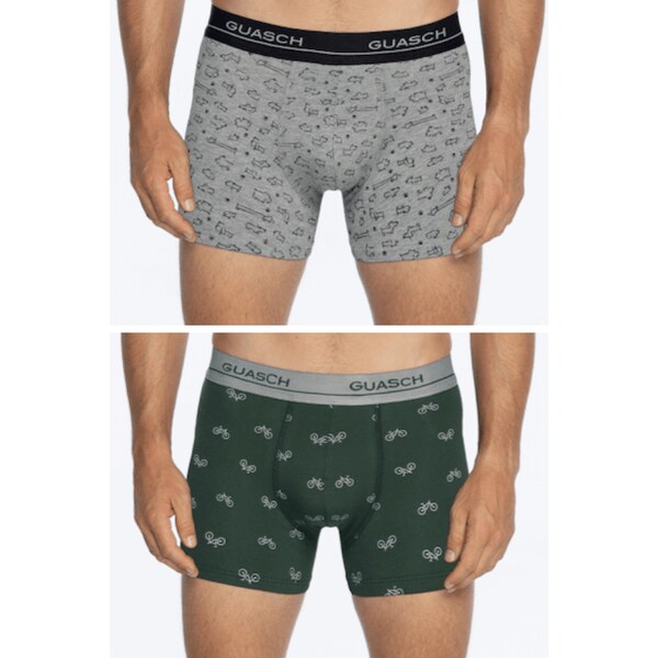 GUASCH Pánske boxerky OSCAR z elastickej bavlny 59756666