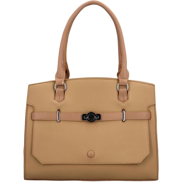 Dámska kabelka do ruky tmavobéžová - Maria C Marlowe béžová 50928782