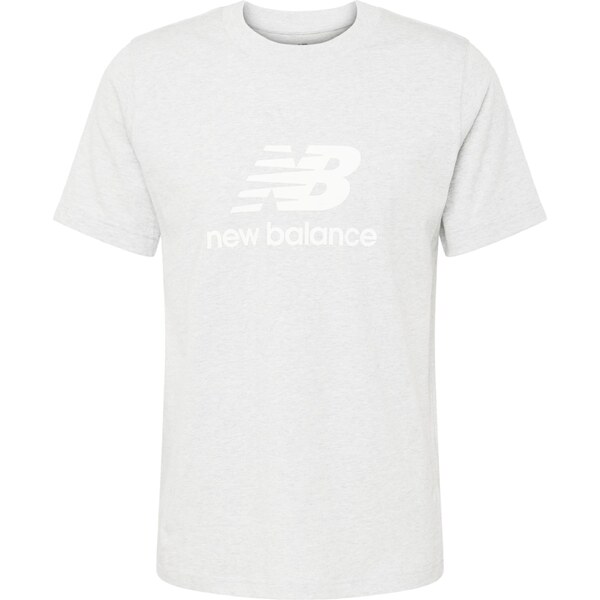 new balance Tričko sivá melírovaná / biela 52704444
